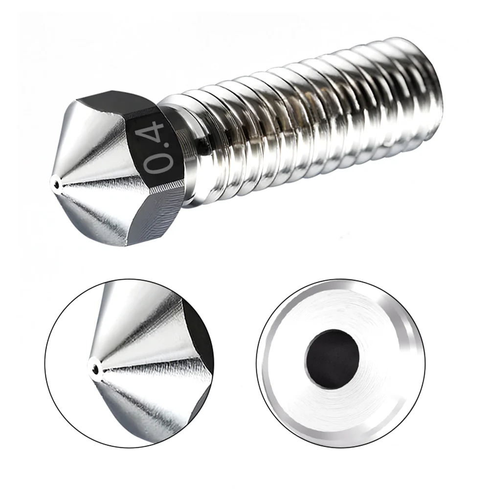 High quality  Copper Plated E3D volcano Nozzle 0.4mm