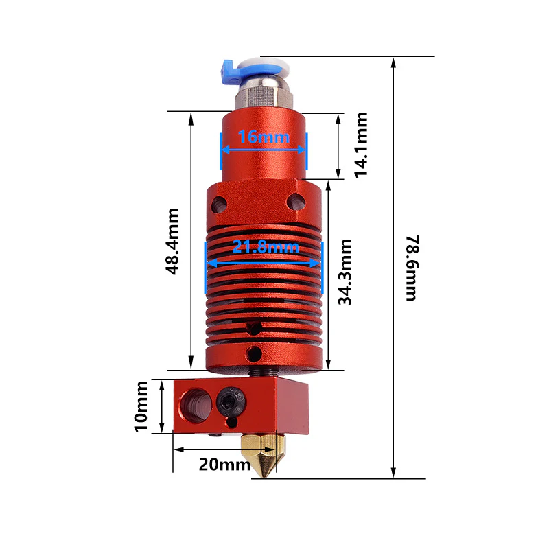 CR10S PRO/ Ender-3 S1 PRO Print Head - Image 4