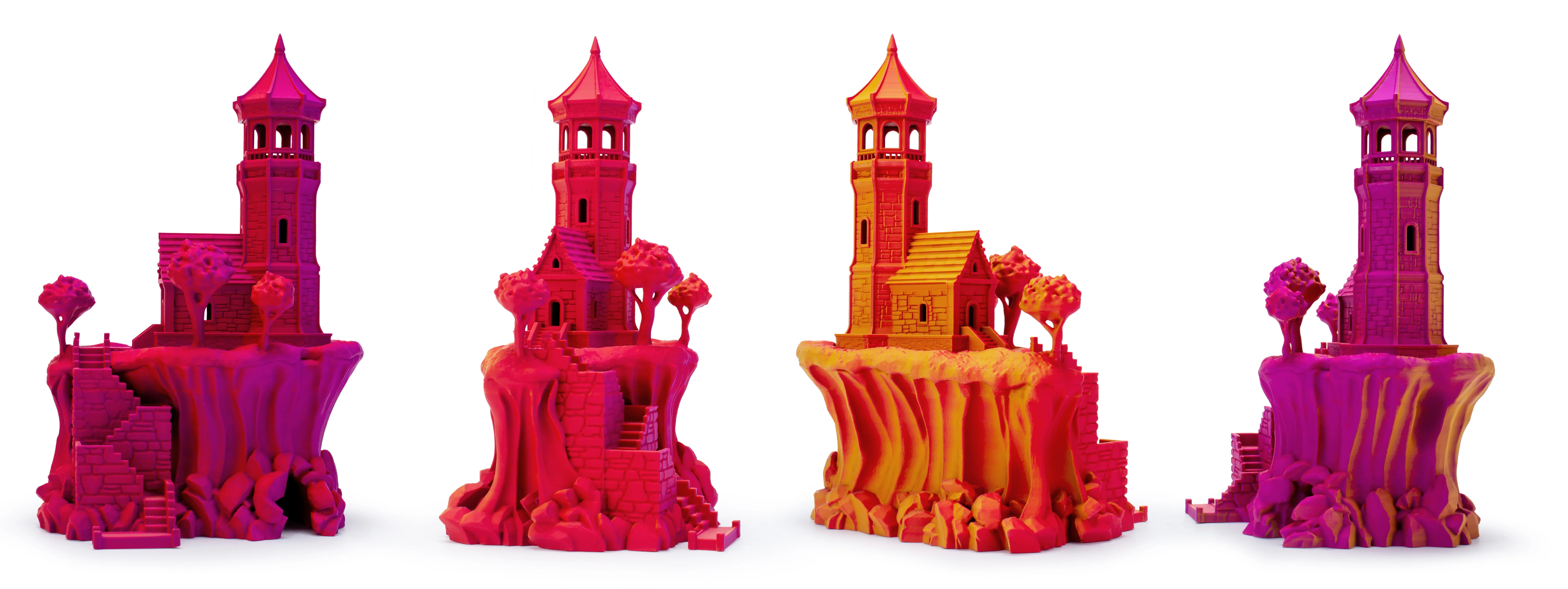 Tri-colour Matt PLA - Afterglow - Image 2