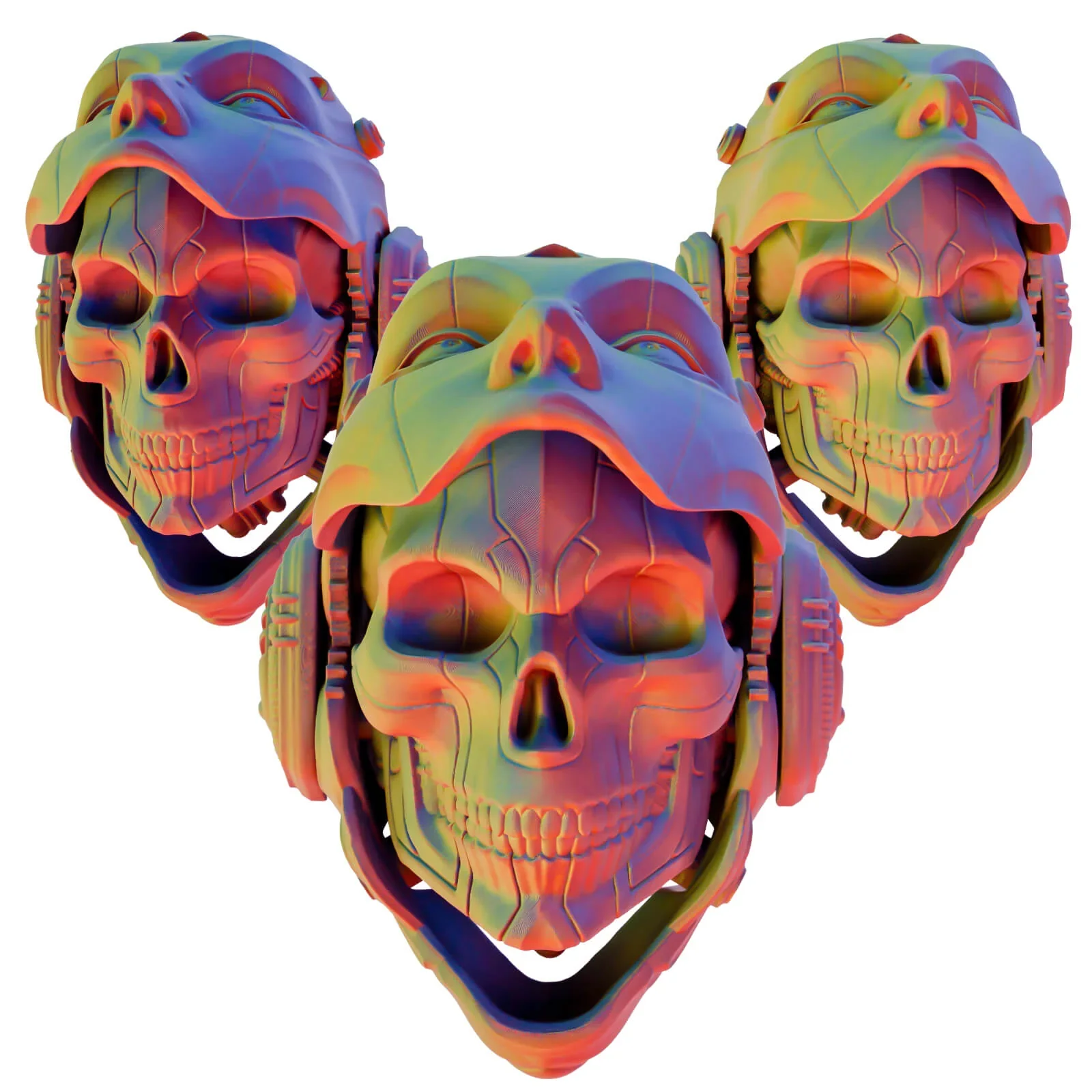 Tri-colour Matt PLA - Neon - Image 5