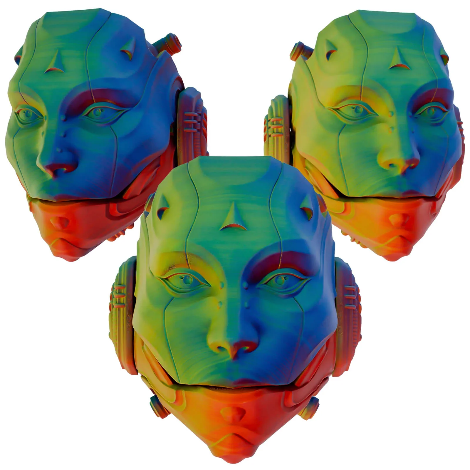Tri-colour Matt PLA - Neon - Image 6