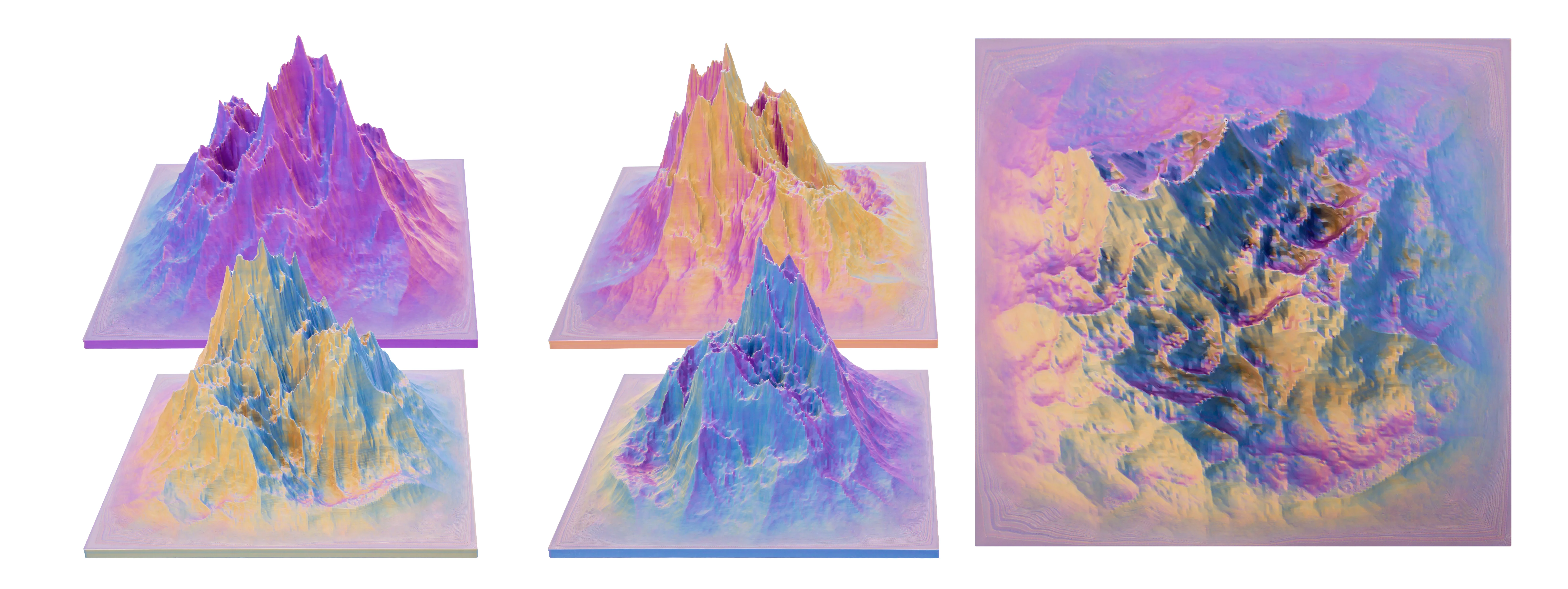 Tri-colour Matt PLA - Purple Sunset - Image 6