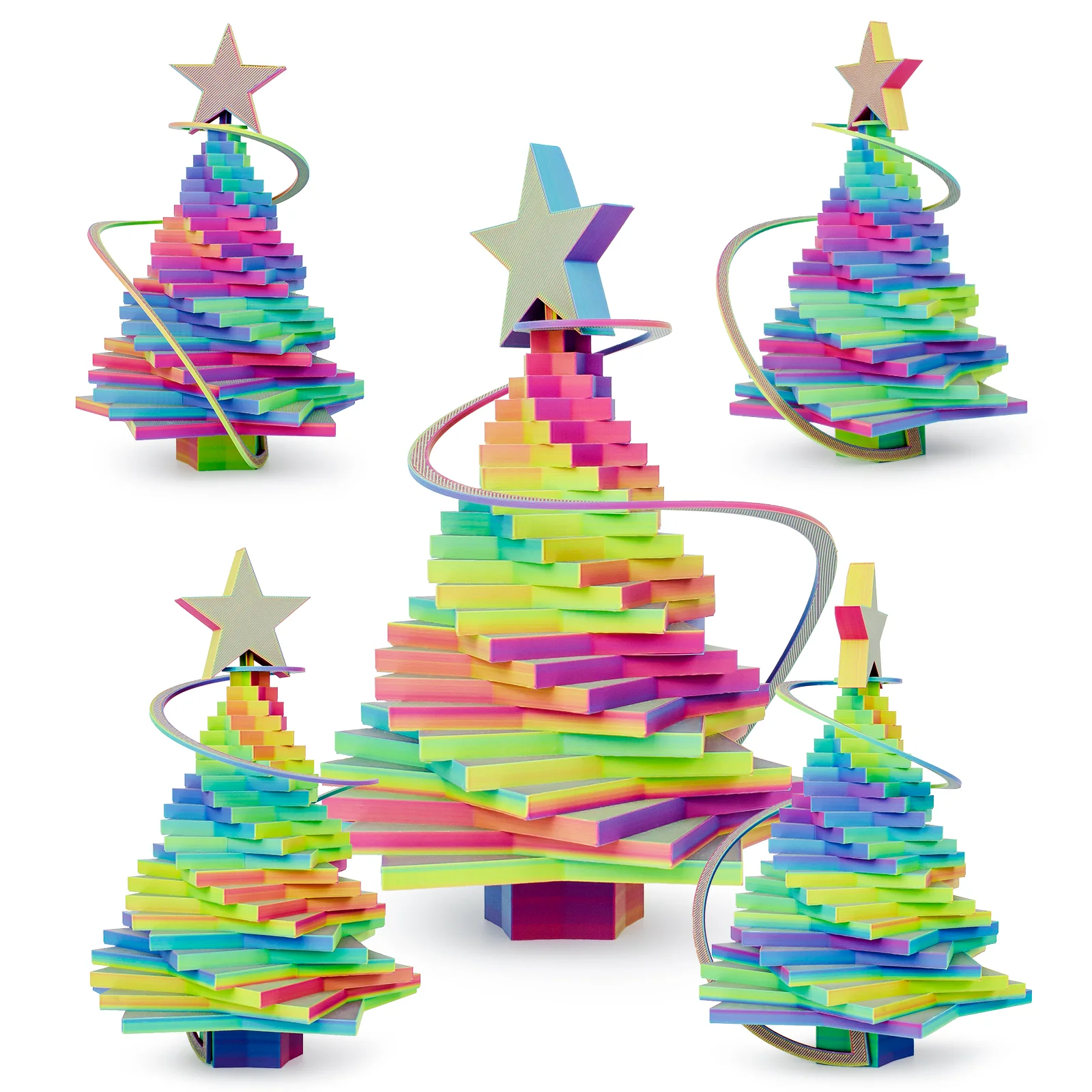 Tri-colour Matt PLA - Rosy Cloud - Image 2