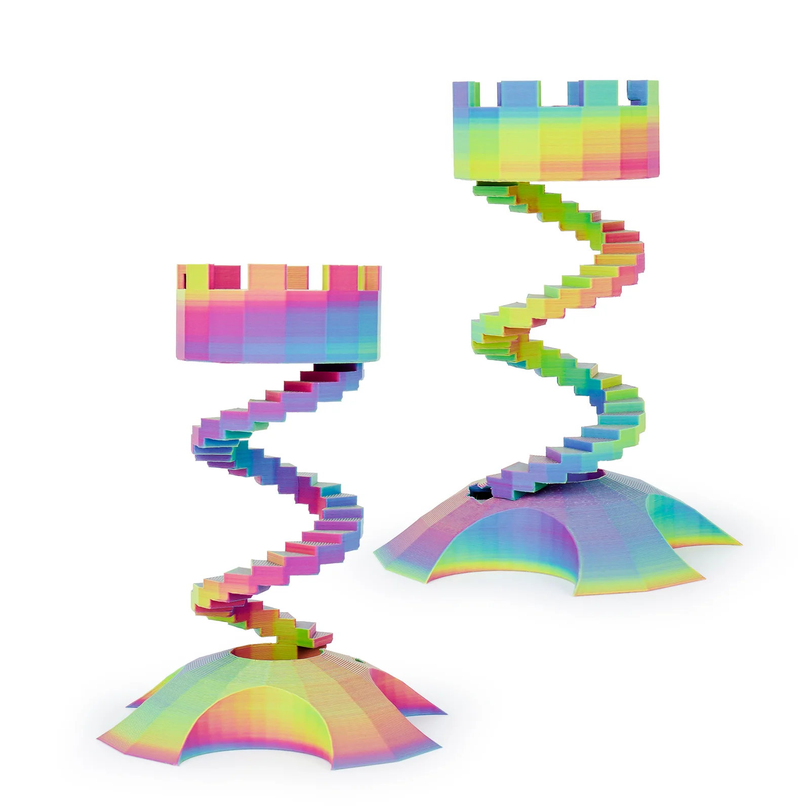 Tri-colour Matt PLA - Rosy Cloud - Image 3
