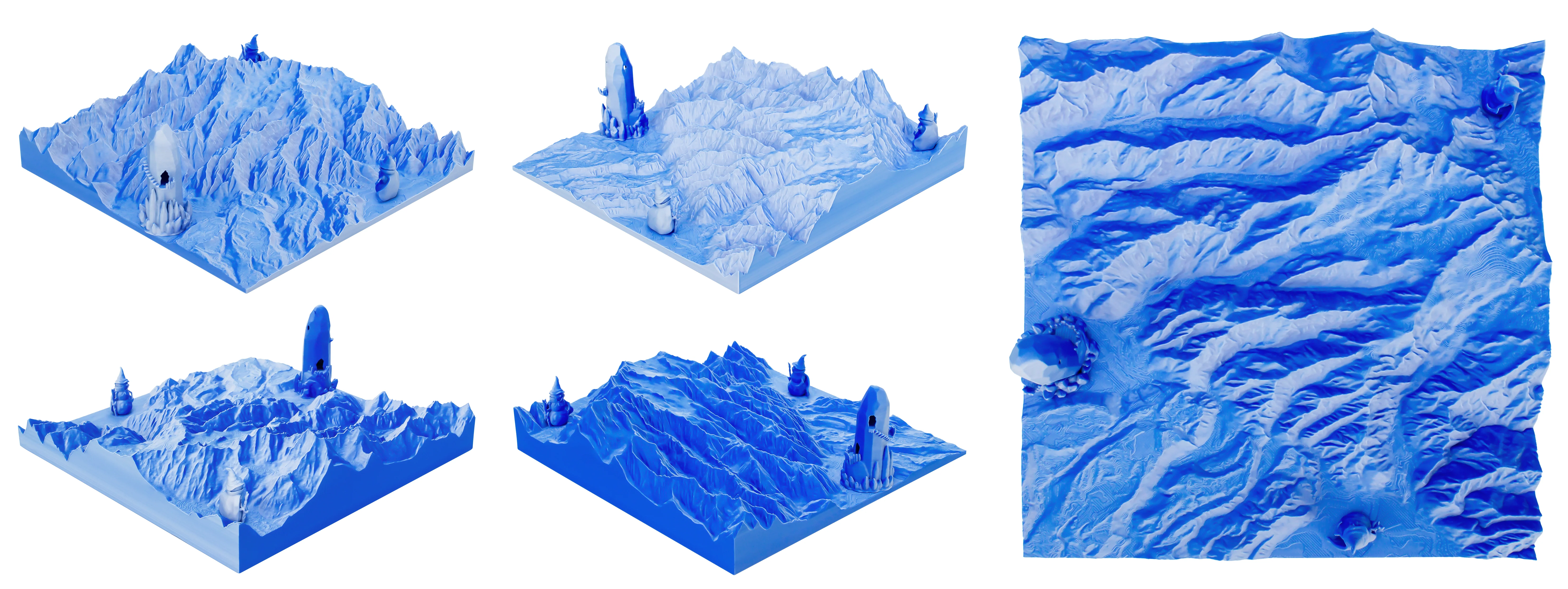 Tri-colour Matt PLA - Snow Mountain - Image 3