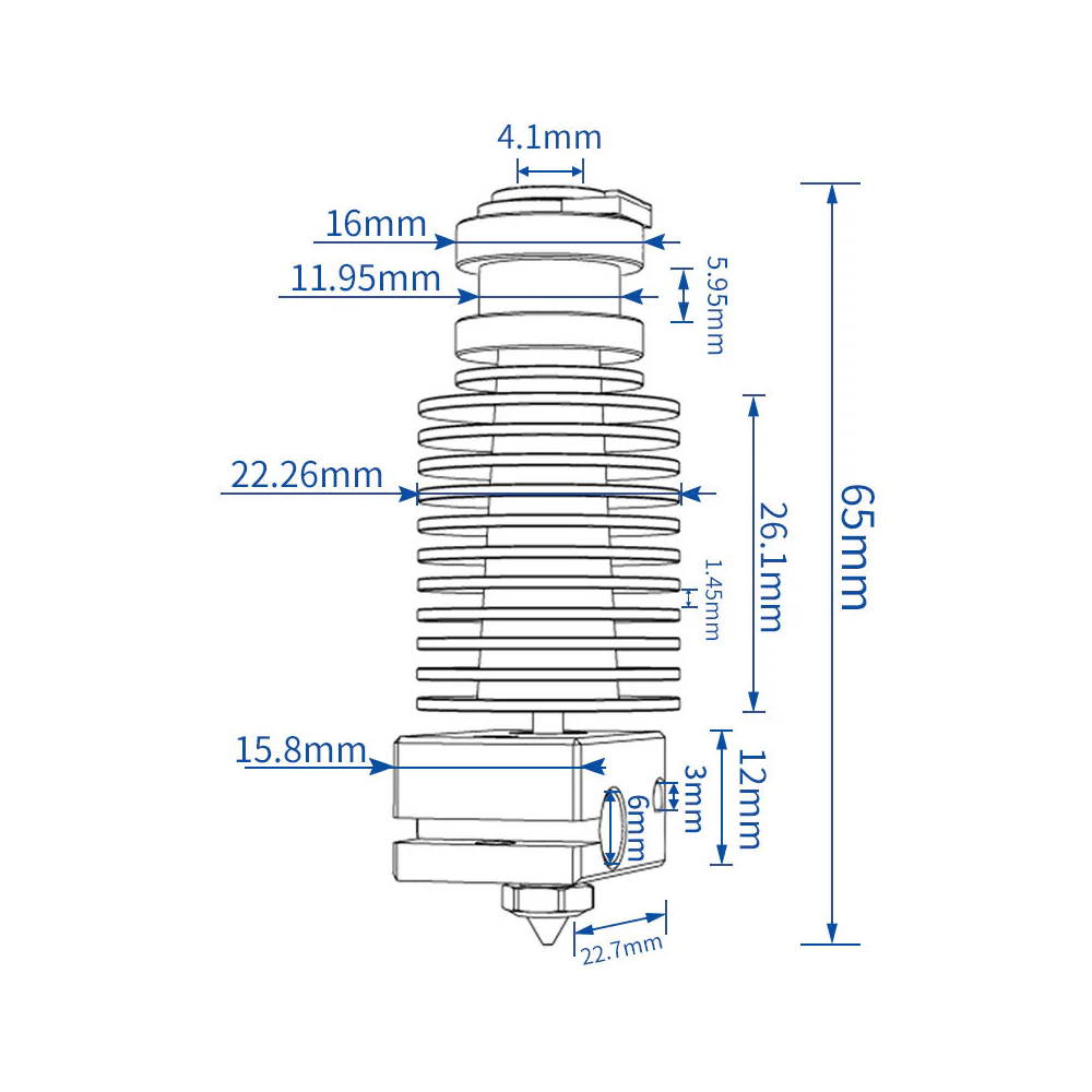 Voron 2.4 Trident extrusion E3D V6 head hot end - Image 6
