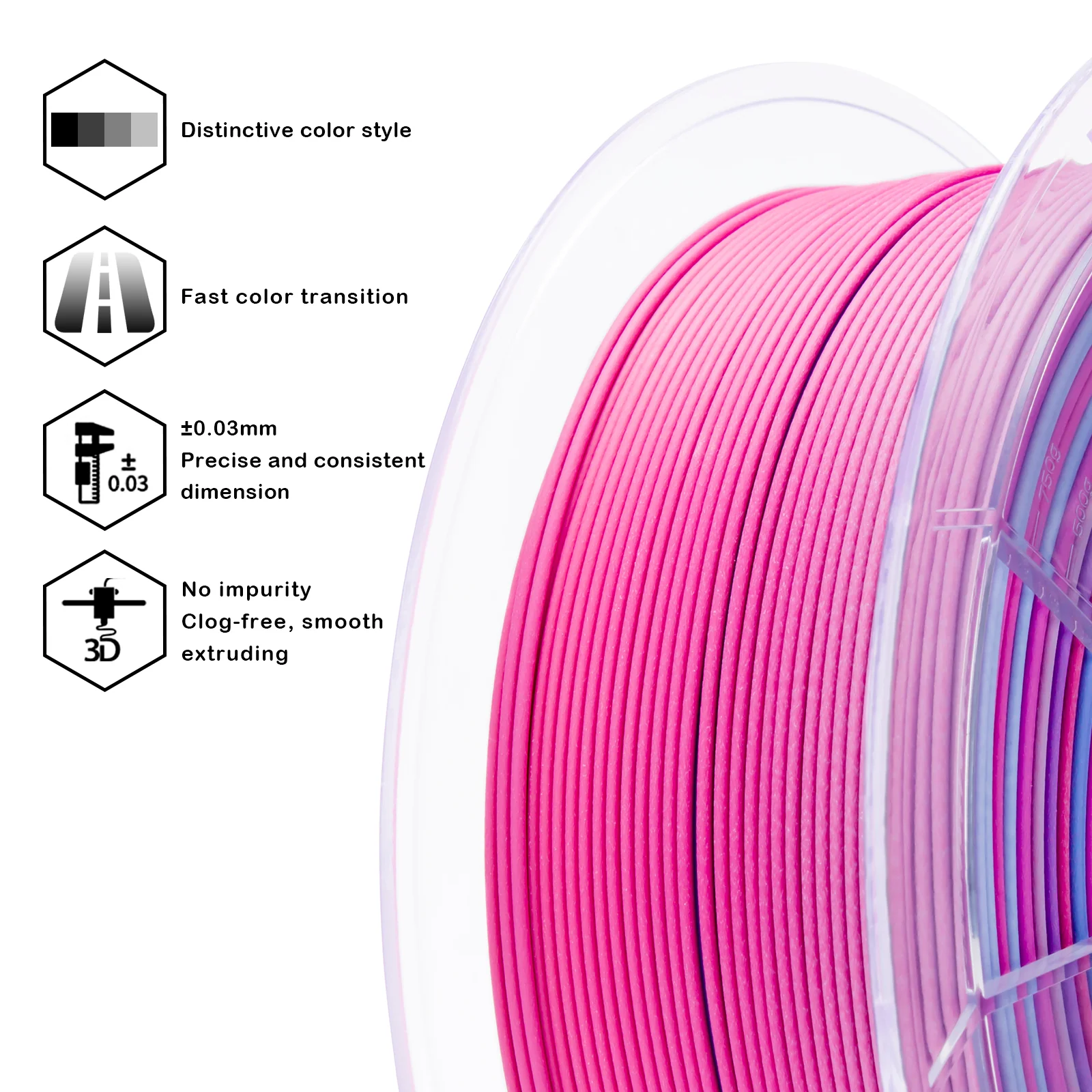 X3D Pro FAST Gradient Matt PLA - Dreamy Dusk - Image 5