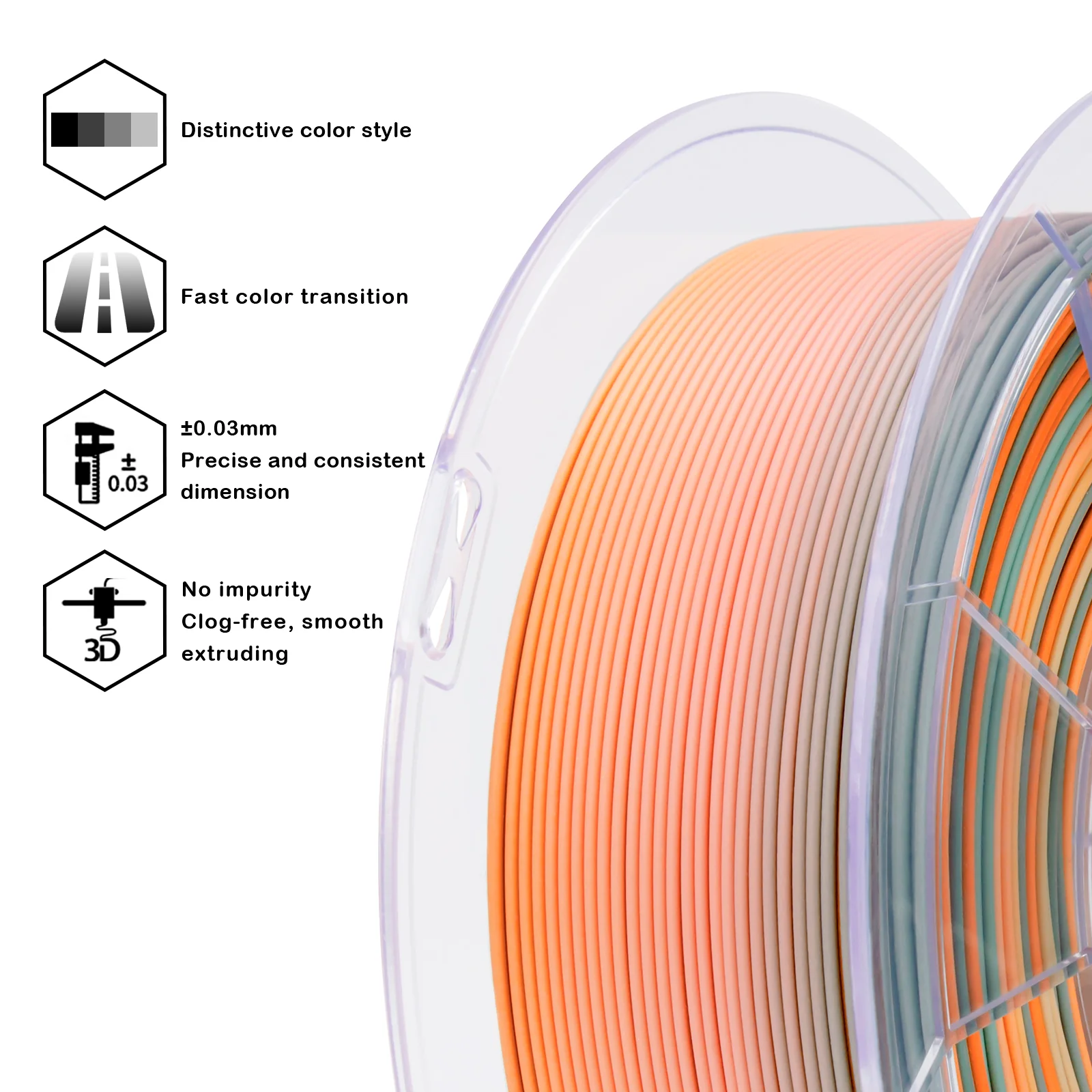 X3D Pro FAST Gradient Matt PLA  - Harvest Bliss - Image 5