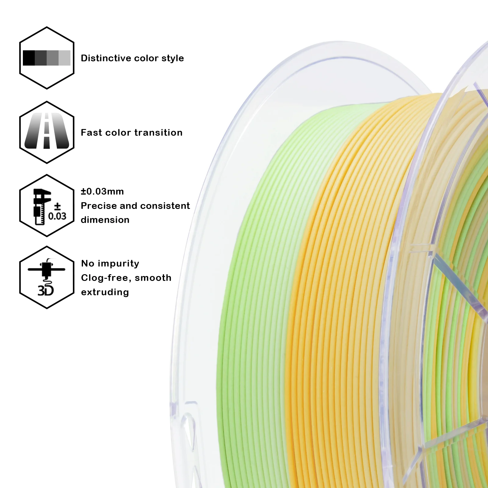 X3D Pro FAST Gradient Matt PLA  - Sprout - Image 5