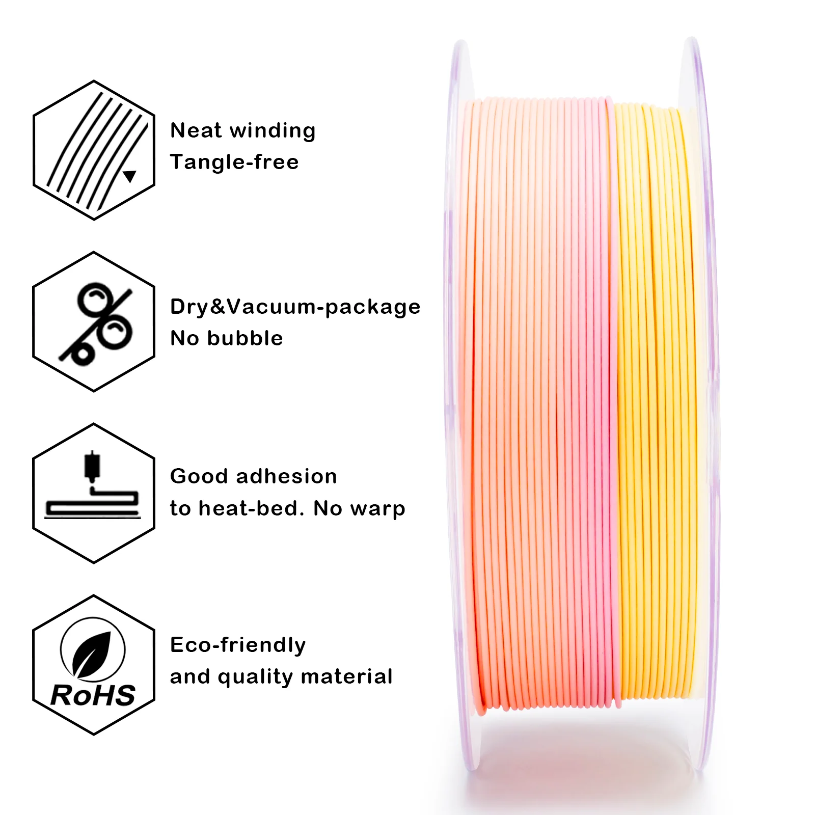 X3D Pro FAST Gradient Matt PLA - Sunlit Petal - Image 6