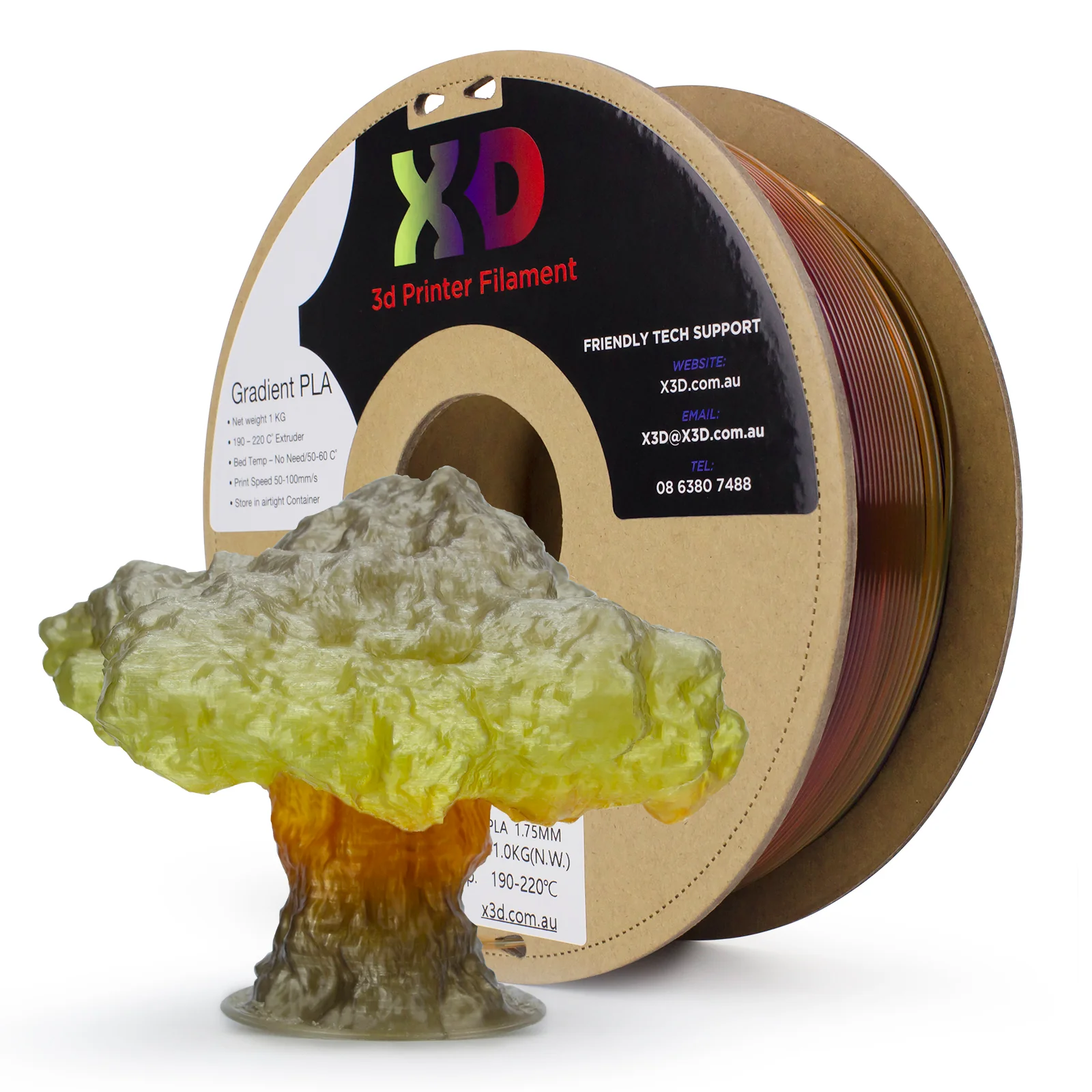 X3D Pro Gradient PLA 1kg 1.75 mm - Image 3