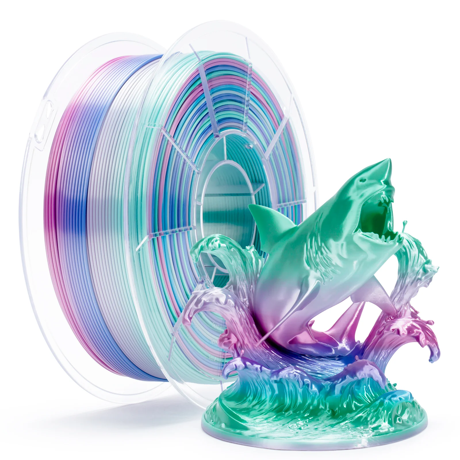 X3D Pro Gradient Silk PLA  - Aqua Sky - Image 4