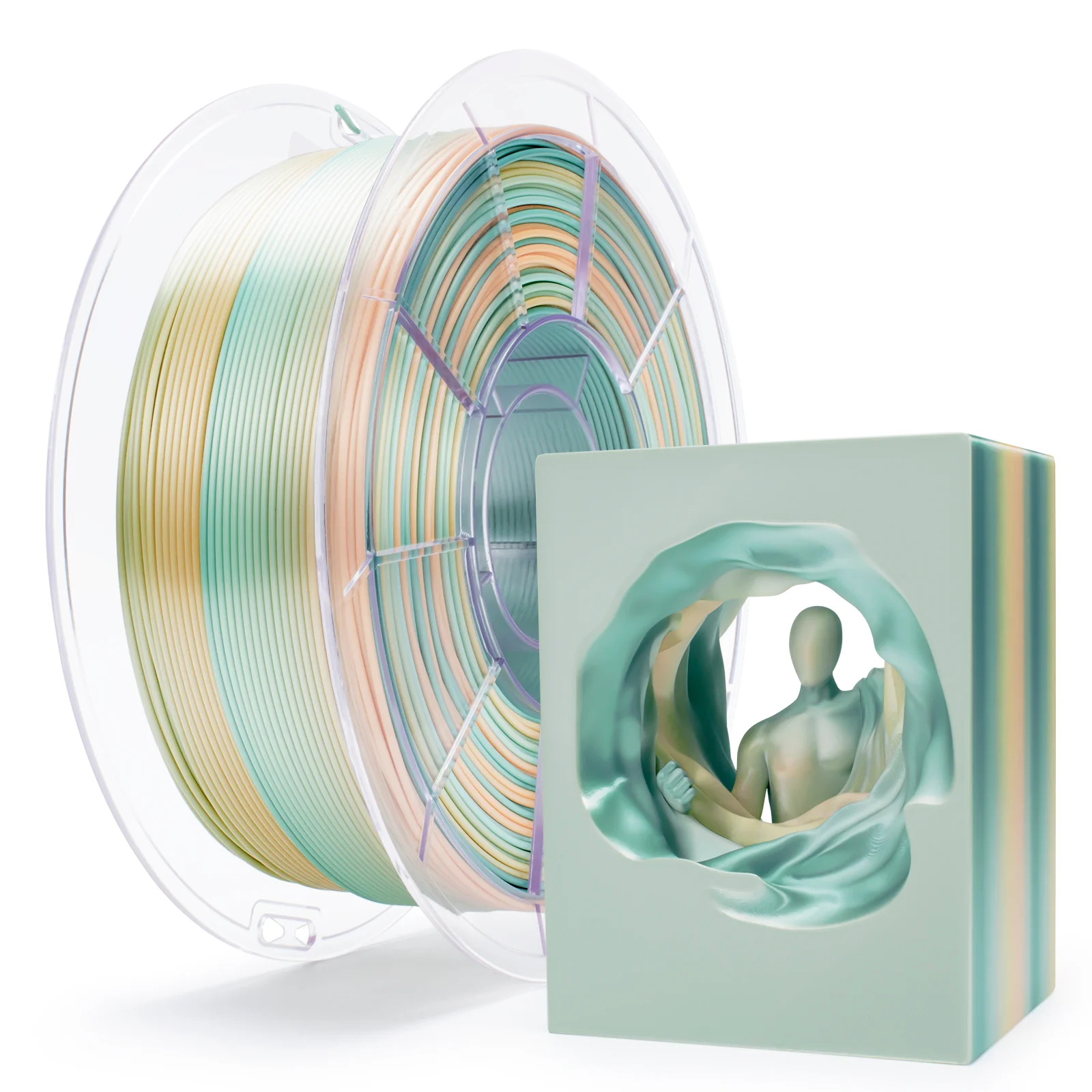 X3D Pro Gradient Silk PLA  - Creamy Teal - Image 2