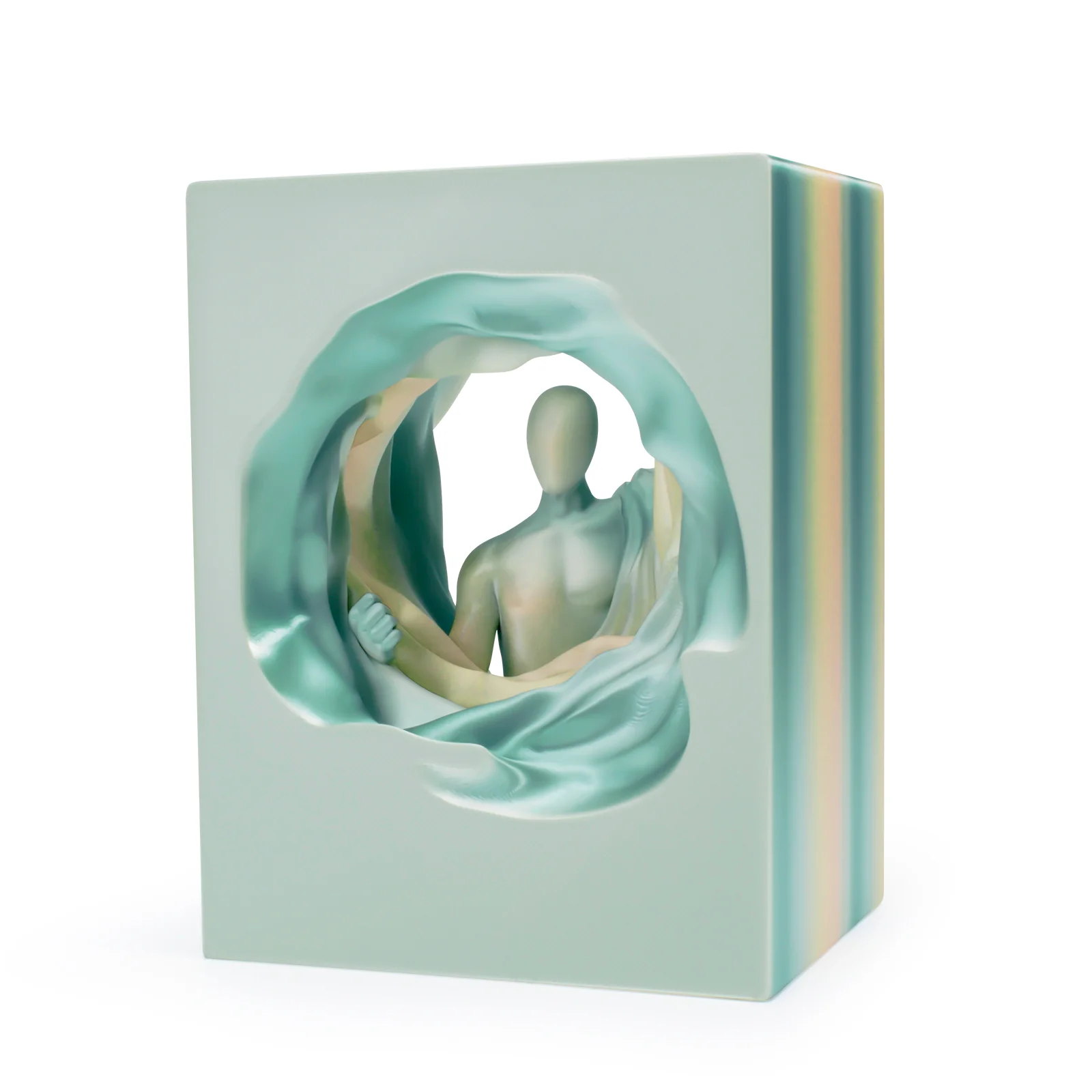 X3D Pro Gradient Silk PLA  - Creamy Teal - Image 4
