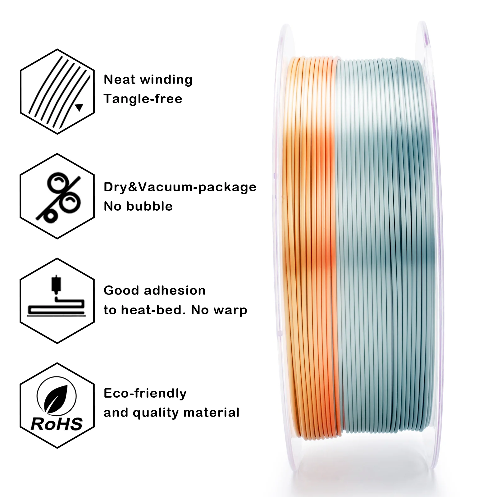 X3D Pro Gradient Silk PLA  - Mellow Horizon - Image 5