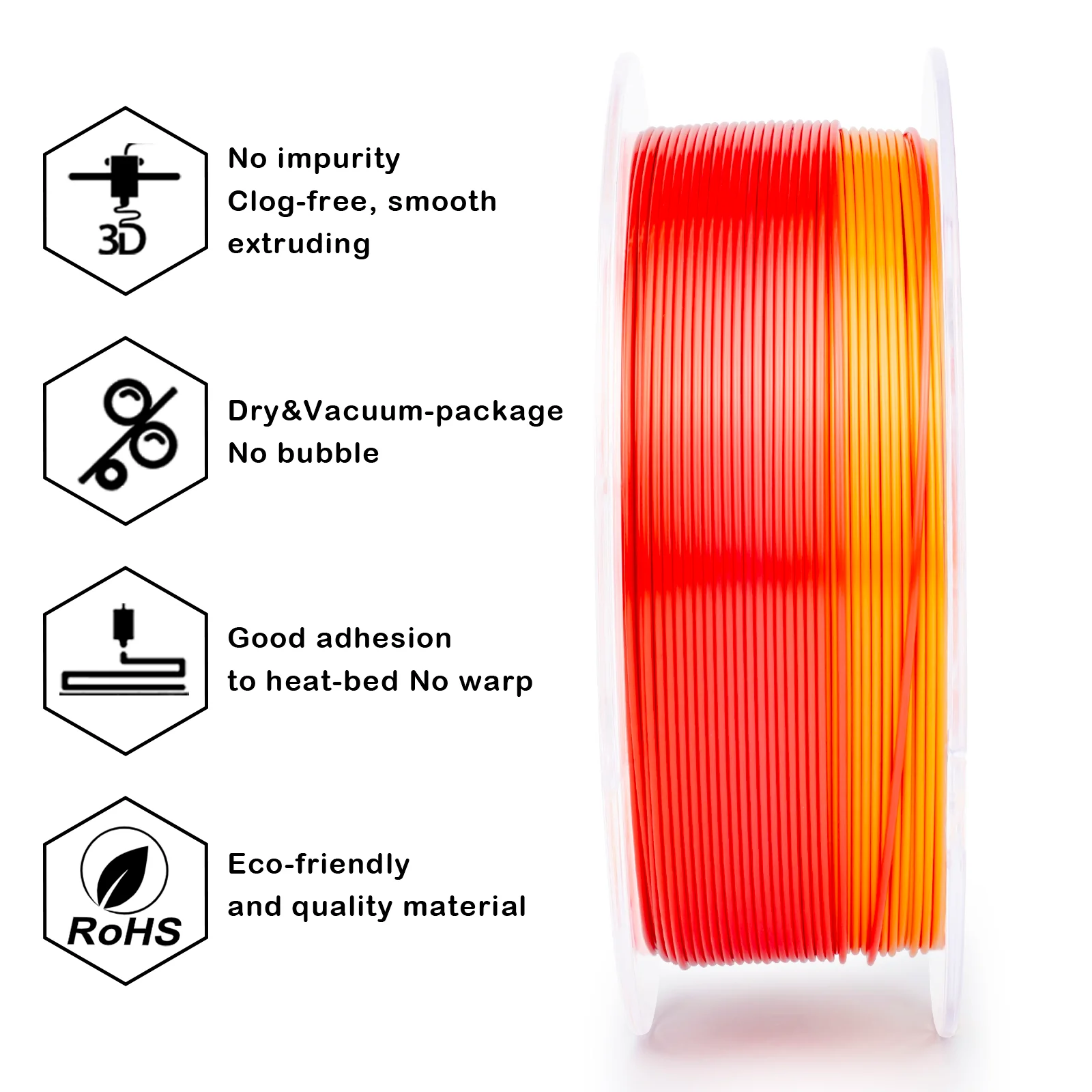 X3D Pro Gradient Silk PLA  - Passionate - Image 6
