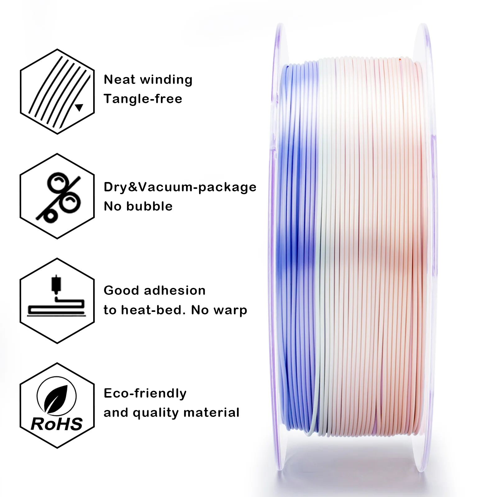 X3D Pro Gradient Silk PLA  - Pastel Pearl - Image 6