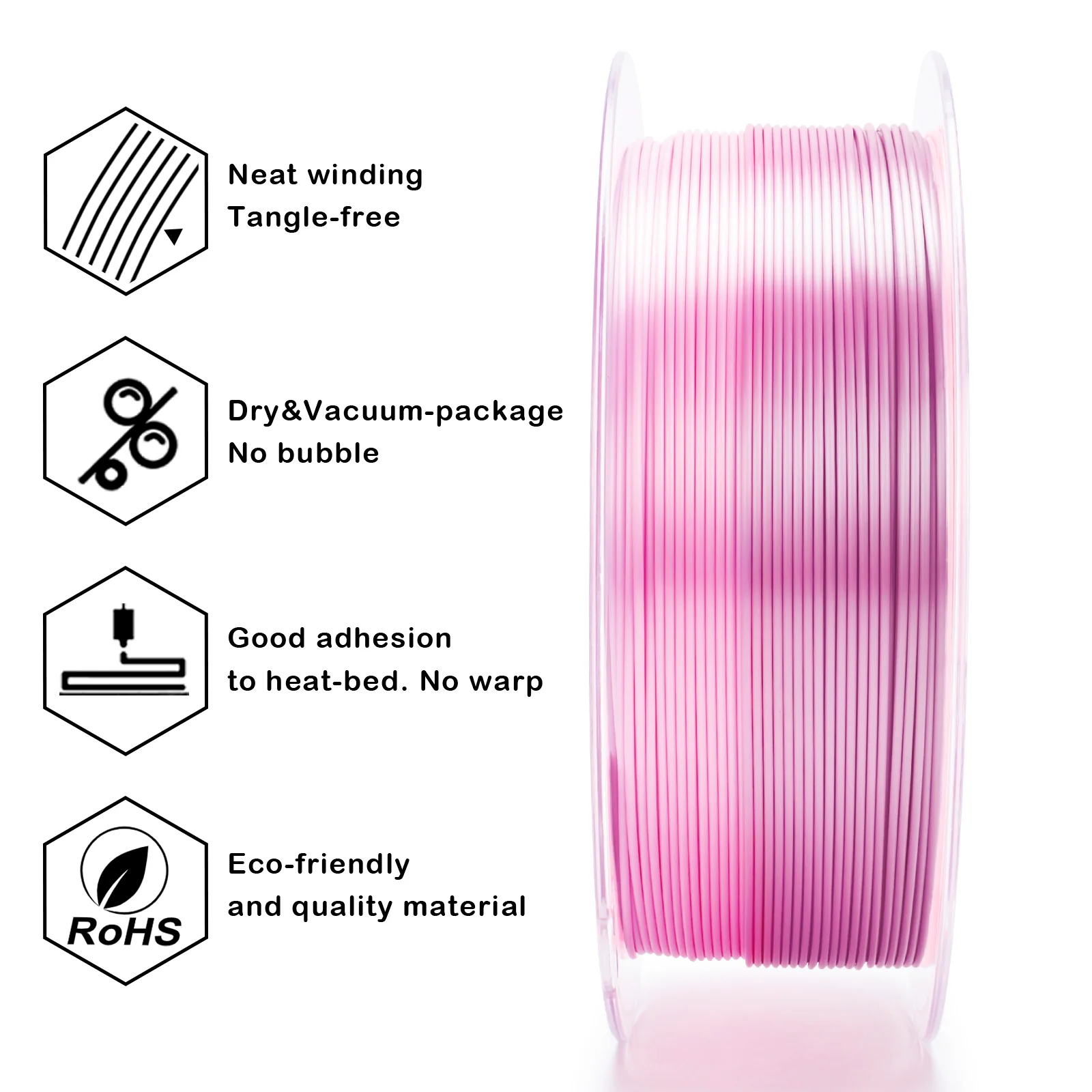X3D Pro Gradient Silk PLA  - Peach Blush - Image 6