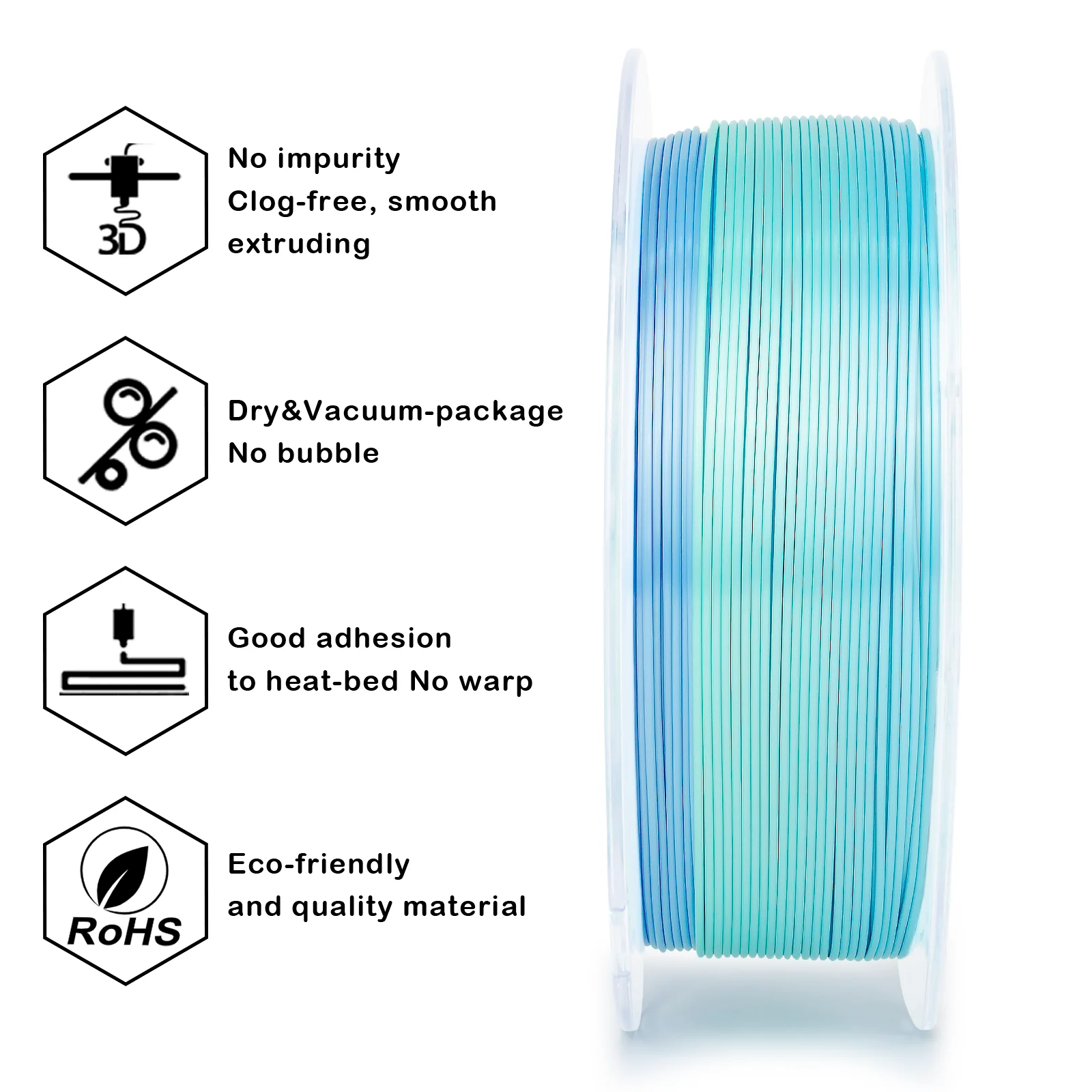 X3D Pro Gradient Silk PLA  - Pure - Image 6