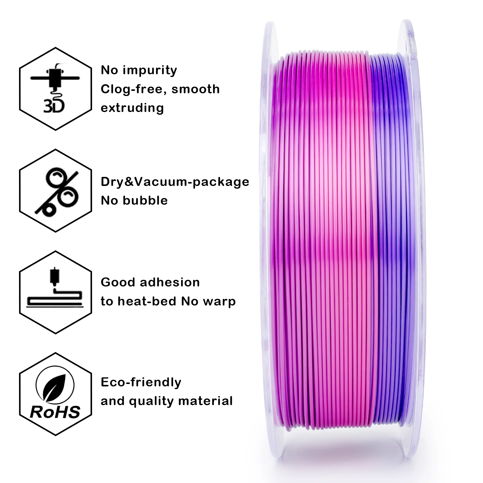 X3D Pro Gradient Silk PLA  - Romantic - Image 6