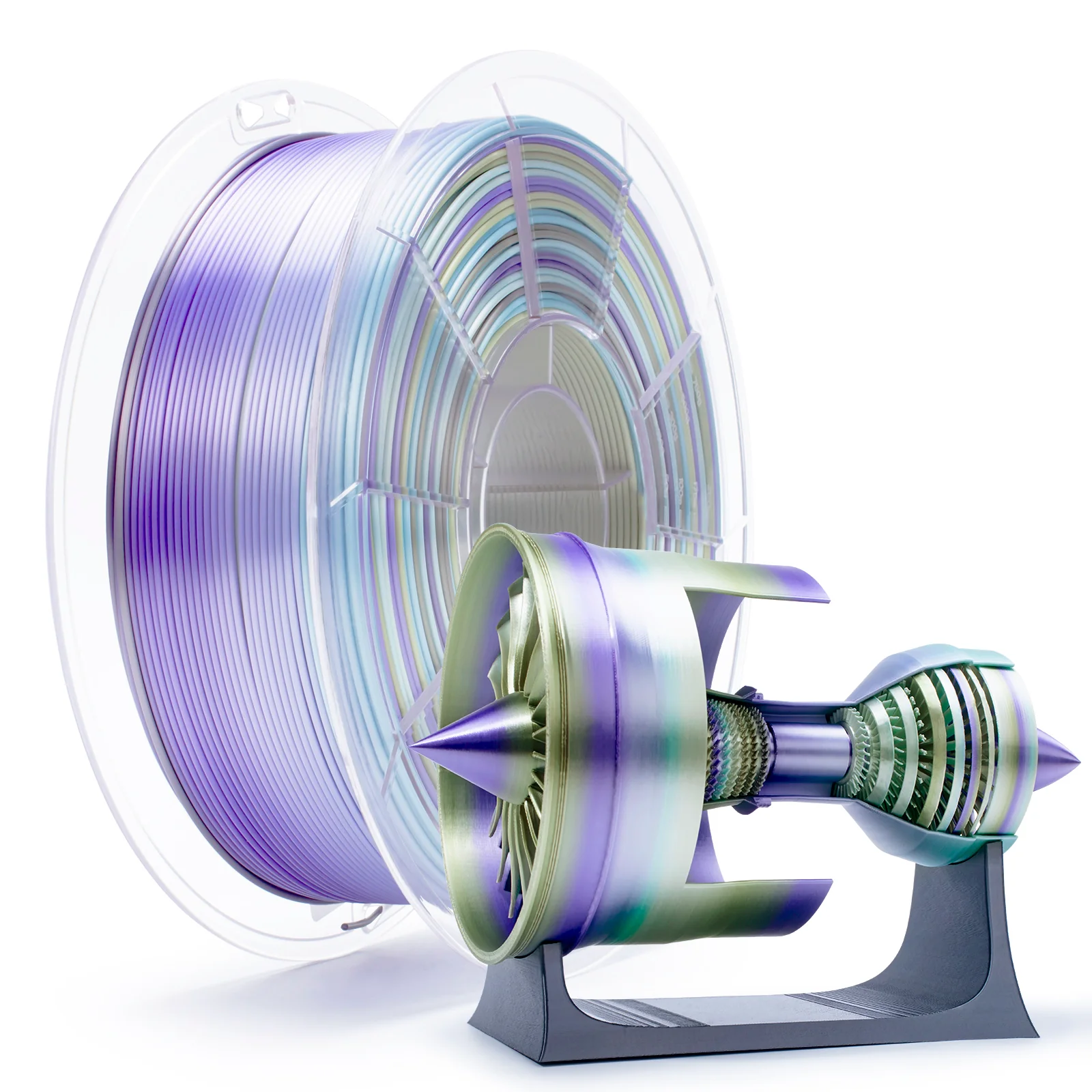 X3D Pro Gradient Silk PLA  - Steel Violet - Image 6