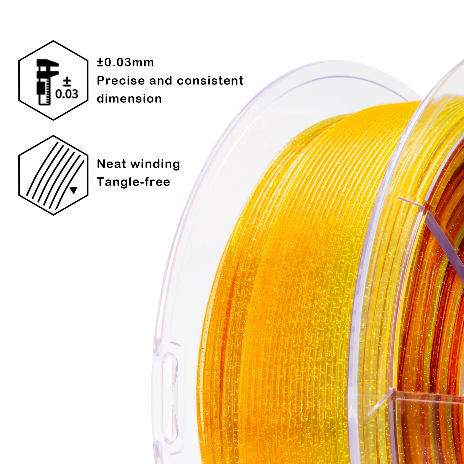 X3D Pro Gradient Twinkling PLA - Flower Sunflower - Image 5