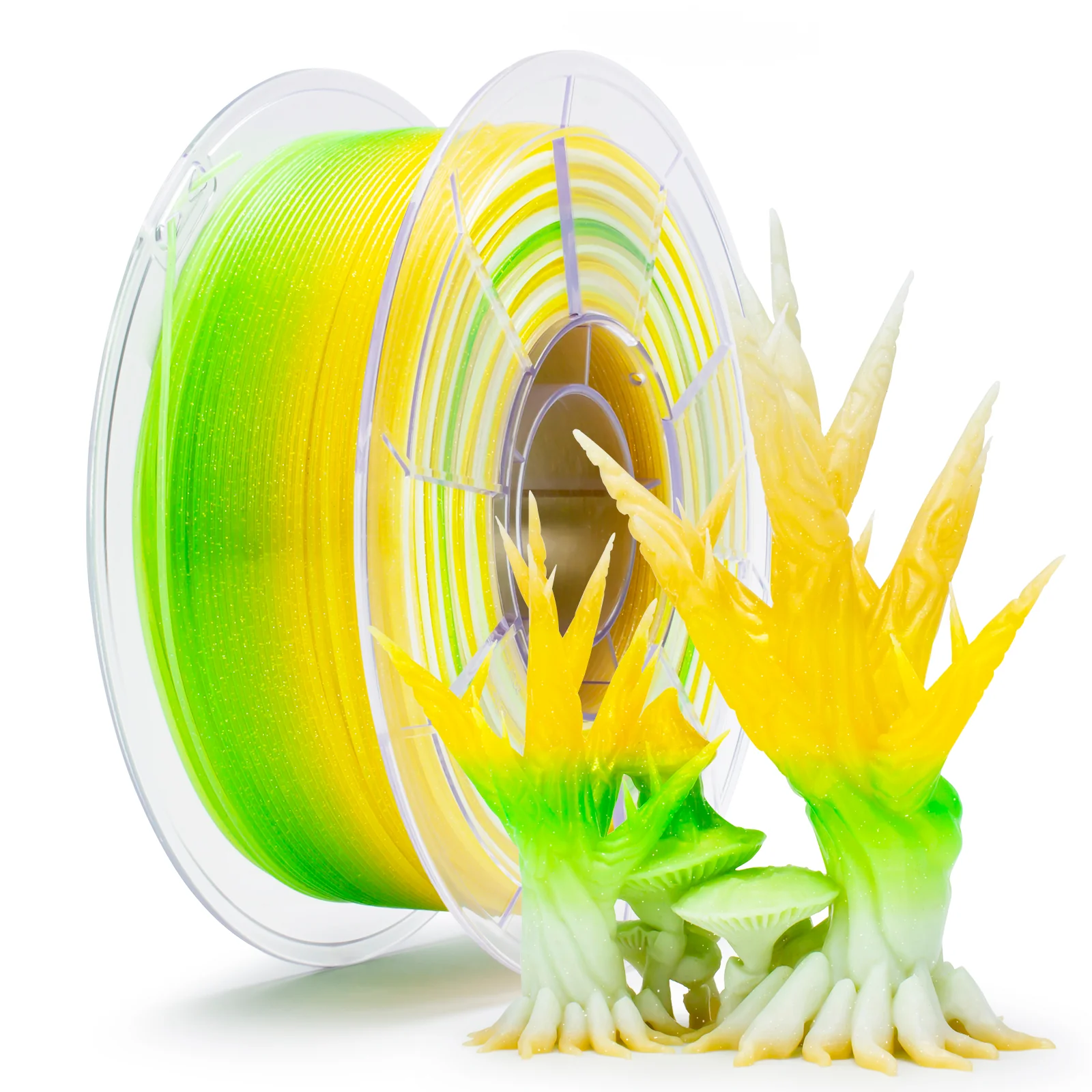 X3D Pro Gradient Twinkling PLA  - Flower White Lilly - Image 2