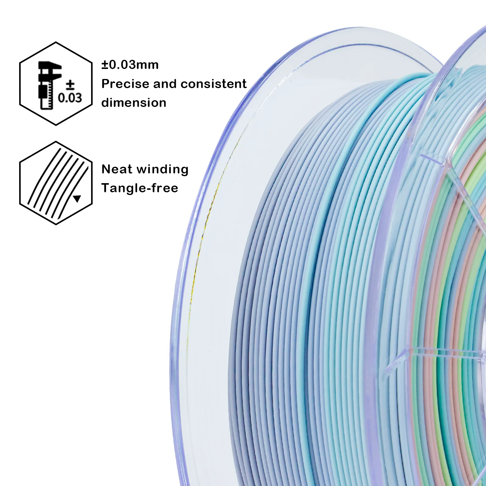 X3D Pro SLOW Gradient Matt PLA - Macaron - Image 5