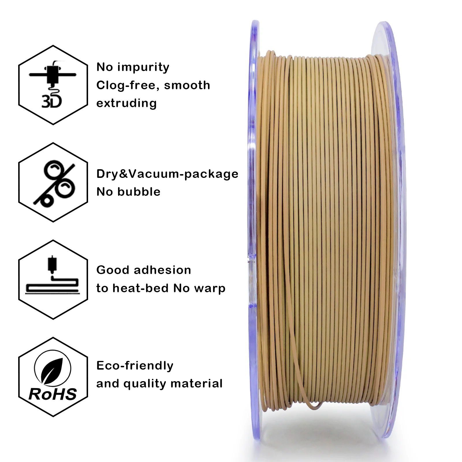 X3D Pro SLOW Gradient Matt PLA - Wood Grain - Image 3